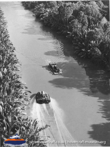 SRN5 in the Tropics -  (credit: The <a href='http://www.hovercraft-museum.org/' target='_blank'>Hovercraft Museum Trust</a>).